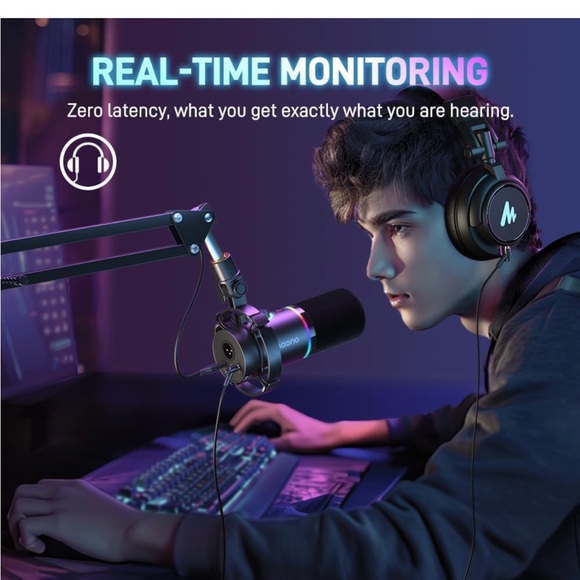 Maono USB/XLR Podcast Dynamic Microphone - Picture 8 of 9